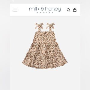 Riley and cru - ruffle swing dress - Garden